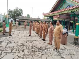 KOORDINASI RUTIN DAN APEL  PAGI HARI SENIN 02 MARET 2026 DI KALURAHAN KARANGMOJO